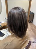 ハイライトグレージュカラ