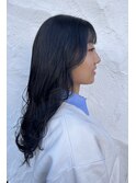 パーマ風コテ巻き