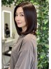 【時短髪質改善】カット+白髪染めリタッチ+シルクトリートメント+ホームケア