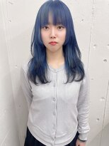 ソーソー(SoSo)&nbsp;《soso》デザインカット×ブルーカラー