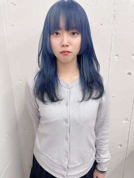 ソーソー(SoSo) 《soso》デザインカット×ブルーカラー