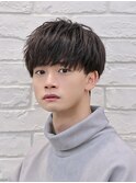 爽やかナチュラルツーブロックマッシュ