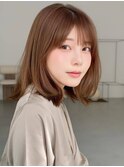 《Agu hair》似合わせミディ×numberA.トリートメントオイル