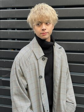 ルフレ 新宿歌舞伎町店(Reflet) ハイトーン/ホワイトカラー/メンズカット/men's/メンズセット