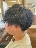 緩めラフパーマ
