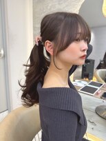 イメチェン外ハネボブ美髪ワイドバング/髪質改善前髪レイヤー
