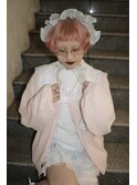 ガーリーショートカットボブカットハイトーンピンクカラー