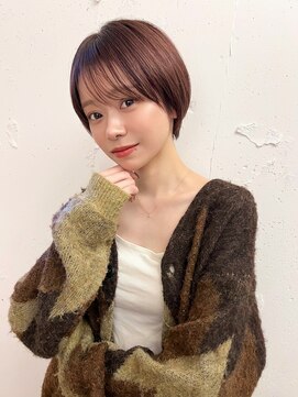 ラミエ バイ メルト 吉祥寺(lamie by melt) *滝田*ココアブラウン吉祥寺似合わせフェザーショートボブ