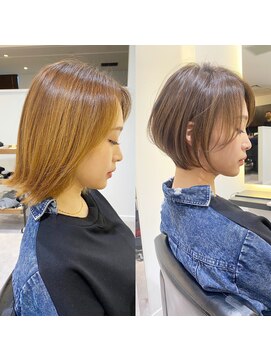 バンプ ギンザ(BUMP GINZA) 30代40代50代絶壁解消白髪ぼかし髪型ハイライト前髪山口