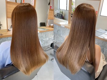 リブ(LIV)の写真/一人ひとりに合わせたトリートメントをご提案◎髪のダメージを最小限に抑え、毛先まで艶のある仕上がりに♪