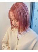 【外ハネボブ×ピンク】大人可愛い映え髪 [藤沢駅]