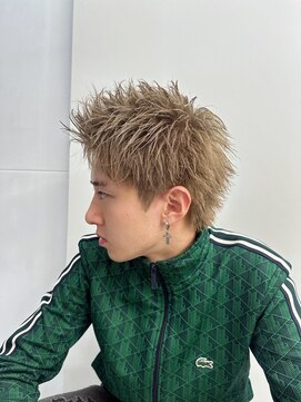 キング 楠葉店(K!ng) 波巻きツイストスパイラルパーマ/フェザーパーマ/眉毛/メンズ