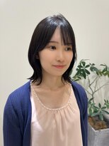 ジーナ 福岡天神(Zina) 外ハネボブ×ダークグレージュ(Zina福岡天神)