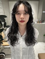 テクネ 天神大名(techne)&nbsp;天神大名顔周りレイヤーカットミディアムボブタッセルボブパーマ