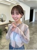 イメチェン/ハッシュカット/フルバング/似合わせカット/自由が丘