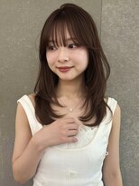 ロンドシエル 横浜(Lond ciel) チャコール/オリーブグレー/レイヤーカット小顔顔周り韓国横浜