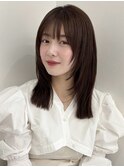 レイヤーカット/ミディアムレイヤー/フェイスレイヤー