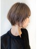【白髪染めでも透明感ある色味へ♪】オーガニックカラー＋カット＋TR 