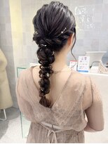 ローウェ 渋谷(Louwe) 編みおろしヘアセット*misaki*