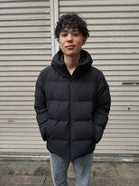 ハイセンス(HISENSE)&nbsp;メンズカット波巻きパーマメンズマッシュメンズパーマ【GIA】