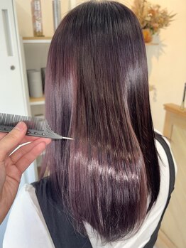 アリアヘアー(Aria hair)の写真/髪質やダメージに合わせて施術し、理想のさらさら艶髪へ◎自然にまとまり、あなたのお悩みを解決します★