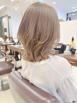 キアラ(Kchiara)&nbsp;ミルクティーベージュ×結べるくびれボブ【福岡Kchiara奥野】