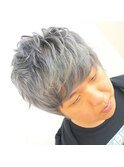 THE シルバー極【鎌ケ谷 パーマ ハイライト】
