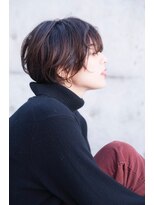 オースティン 門前仲町(AUSTIN)&nbsp;大人かわいい前髪セシルカットココアブラウンフリンジウェーブ