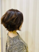 ユープラス(you+) ゆる巻き前下りショートボブ