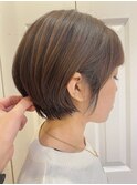 【神田安優奈】コンパクト小顔マッシュショート