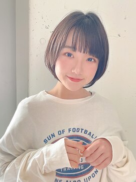 ラミ(L'ami) 【東 純平】小顔可愛いぱつっと前髪ショートボブ