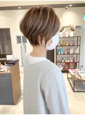 《30代40代》白髪ぼかしハイライト×前下がりボブ【イケダ】