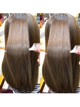 初回の【髪質改善】が完成です！！！2カ月以内に2回することで髪をより綺麗にしていきます。