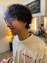 アンスール(Un Seul)&nbsp;メンズ波巻きウルフ