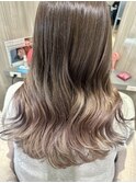 透明感◎ラベンダーアッシュ☆グラデーションカラー