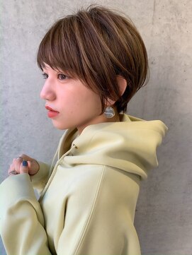 ロンドエニカ 大宮(Lond enika) lond惇平前髪パーマアッシュカラーレイヤーロンググレーベージュ