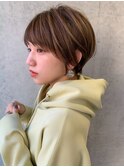 lond惇平前髪パーマアッシュカラーレイヤーロンググレーベージュ