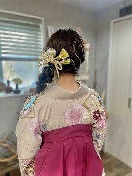 ベルトオブヴィーナス(Belt of venus) 【袴ヘア】サイド編みおろし