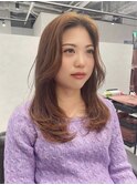 ミディアムレイヤー韓国スタイルレイヤー