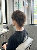 無造作ショートウルフ