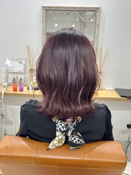 ネイロ 錦糸町(NeiRo) 魅力倍増カールセミディシアーカラーダークアッシュショートヘア