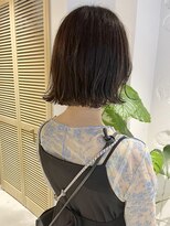 コフィー バイ メルト 吉祥寺(cofy by melt)&nbsp;【三ツ井純】切りっぱなしボブ 前下がりボブ アッシュカラー