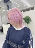 ピンクカラー/ダブルカラー/ケアブリーチ/ハイトーン/西葛西