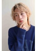 マッシュウルフ×ハイトーンベージュ