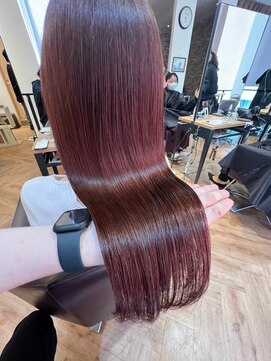 ジーナ 船橋(Zina) 髪質改善＊ロングレイヤーグレーベージュ＊美髪【Zina船橋】