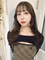 シンク オモテサンドウ(sync omotesando)&nbsp;マロンベージュ/チョコレートブラウン/レイヤーカット/韓国ヘア