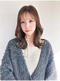 透明感カラー オリーブベージュ