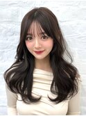 前髪顔まわり韓国ヘアレイヤーカットサイドバンク2wayバンク韓国