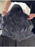 【Rikuto限定】バレイヤージュ　シャドールーツ　エンドカラー