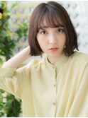■グレーベージュ切りっぱなし外ハネボブ302浦和20代30代40代
